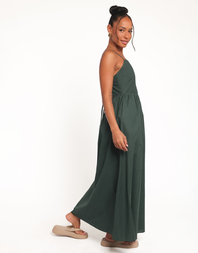 Petal & Pup - Savannah Maxi Dress - Forest Green