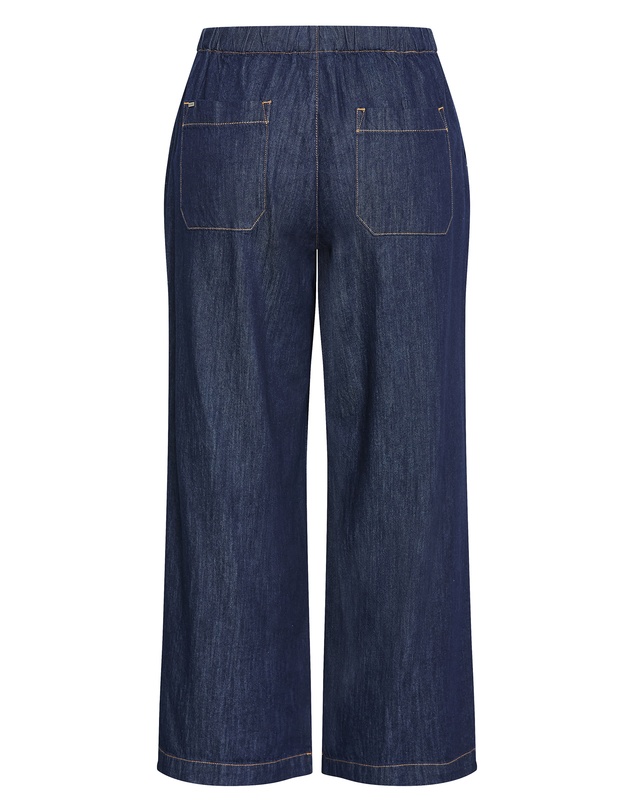 City Chic - Plus size Tia Denim Pant - dark wash