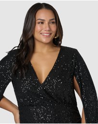 Pink Dusk by Curve Project - One Time Sequin Mini Dress