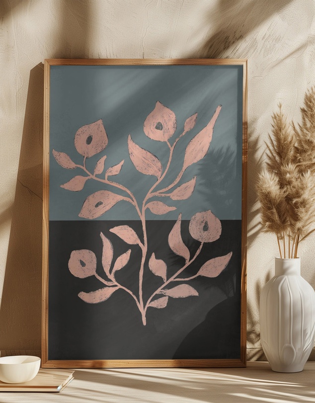 Olive et Oriel - Bloom Series No1 by Treechild Art Print