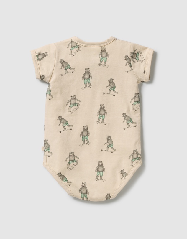 Wilson & Frenchy - Organic Henley Bodysuit - Babies