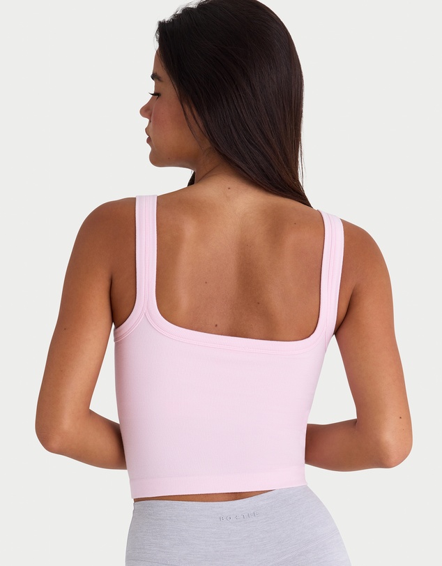 BO+TEE - Alumna Seamless Soft Rib Square-Neck Tank Top