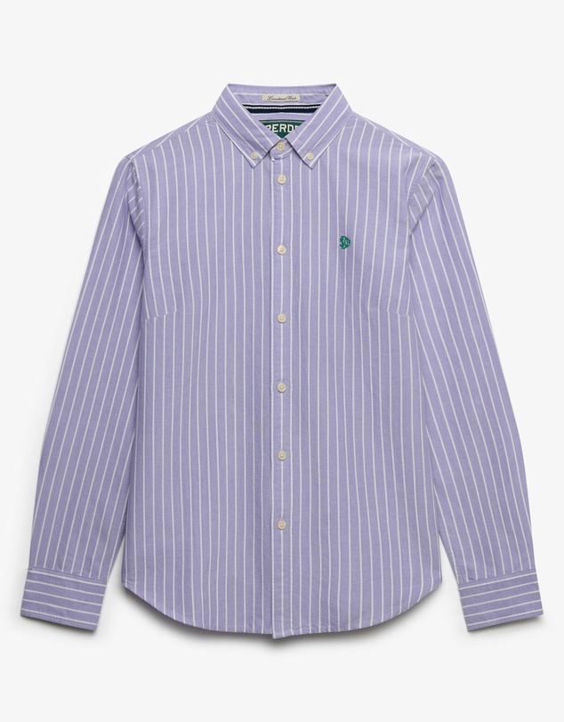Superdry - Slim Oxford Button Down Long Sleeve Shirt