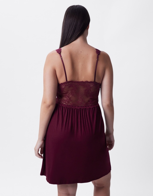 Bras N Things - Kaede Slip - Berry