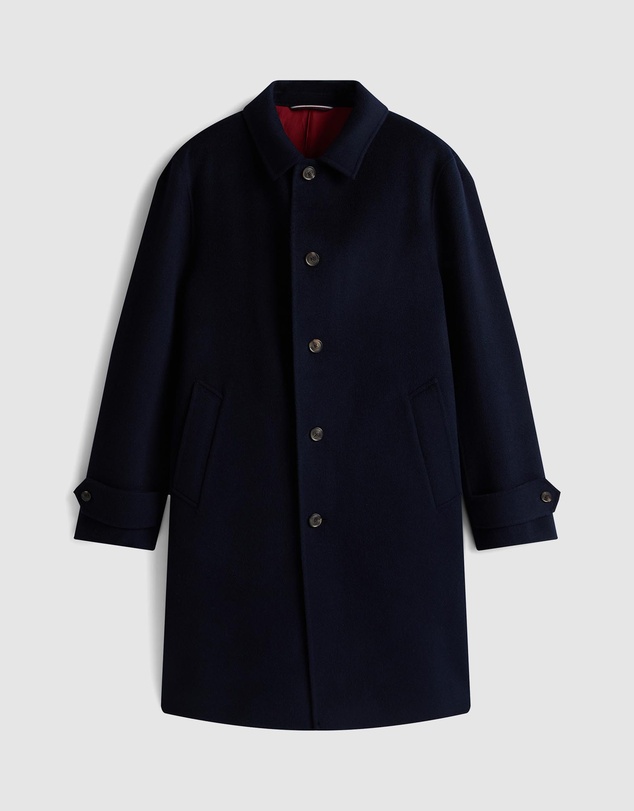 Tommy Hilfiger - Smart Casual Relaxed Coat With Cashmere