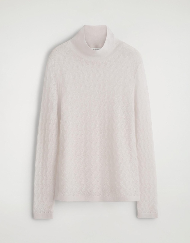 COS - Pointelle-Knit Mohair Jumper