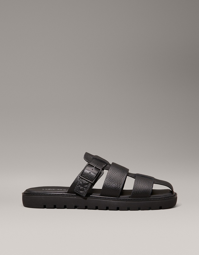 Calvin Klein - Leather Fisherman Sandals