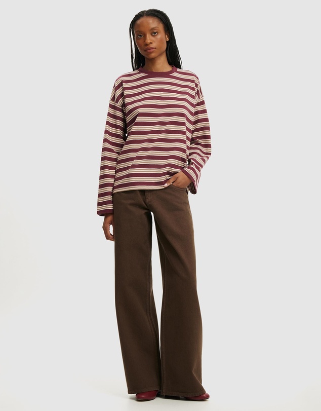 Cotton On - Boxy LS Top