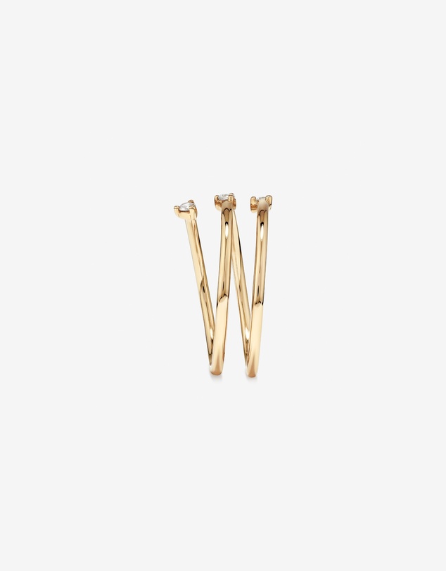 Michael Hill - Diamond Accent Wrap Around Ring in 10kt Yellow Gold