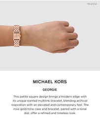 Michael Kors - Georgie Rose Gold Analogue Watch