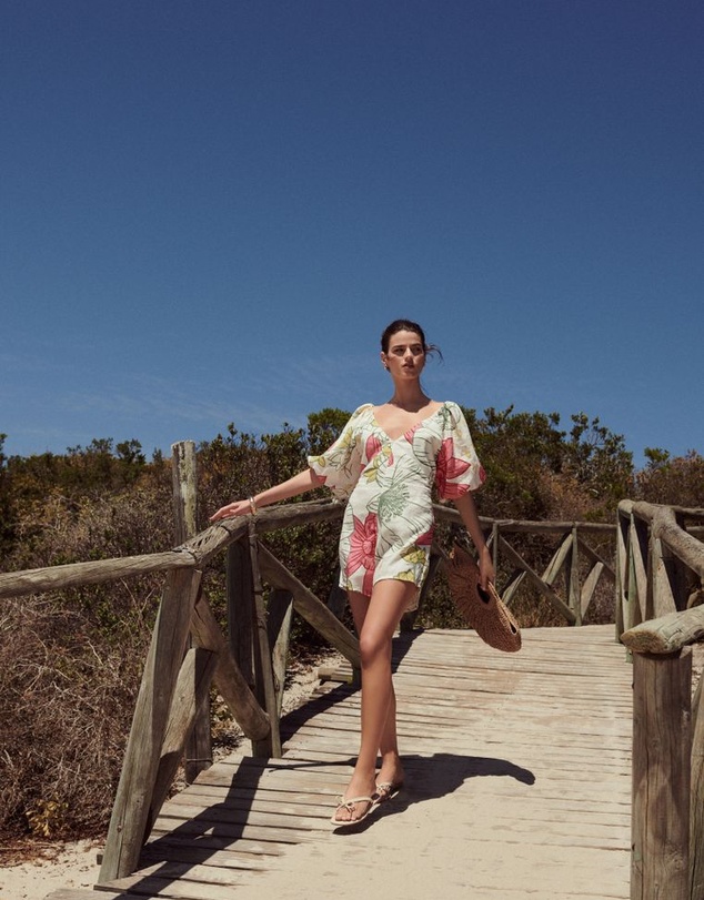 NEXT - Puff Sleeve Playsuit