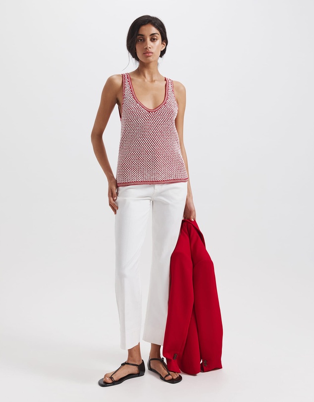 SABA - Dalia Woven Knit Tank