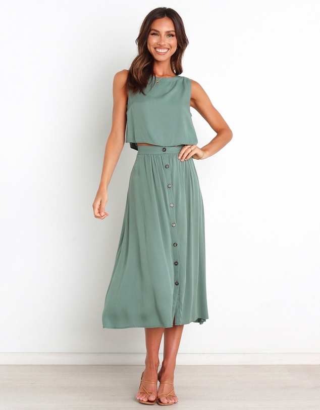 Petal & Pup - Ava Top - Green
