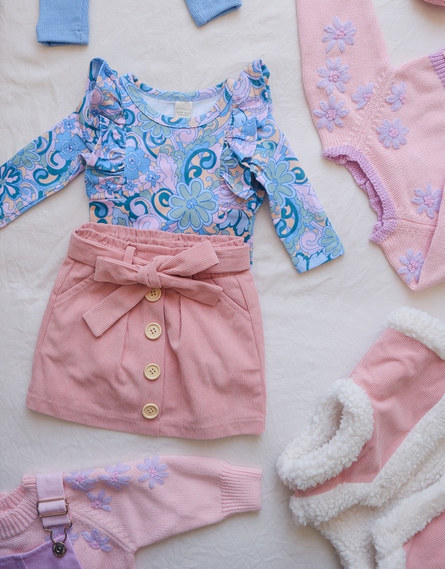 WITH LOVE FOR KIDS - Heidi Mini Cord Skirt - Babies - Kids