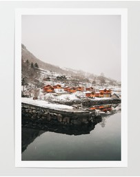 LEGGERA - Hygge Winter Cabin Print