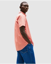 Tommy Hilfiger - TH Flex Stripe Poplin Shirt - ICONIC EXCLUSIVE