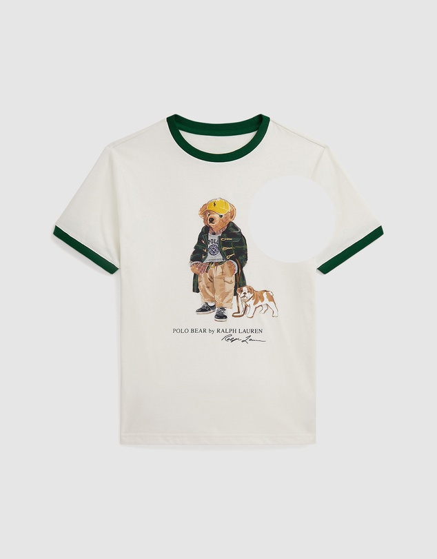 Polo Ralph Lauren - Polo Bear Cotton Ringer Tee - Teens