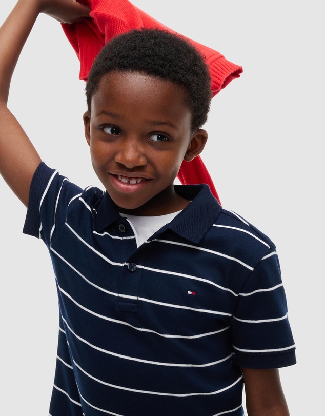 Tommy Hilfiger - Regular Fit Interlock Knit Polo Shirt - Kids