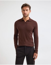 Oxford - Blair Polo Collar Merino Knit