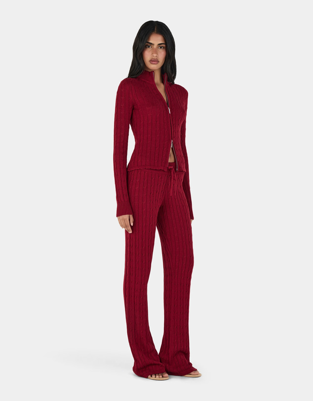 Ownley - Clarisse Cable Knit Jacket