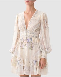 Camilla - Button Front Frill Dress