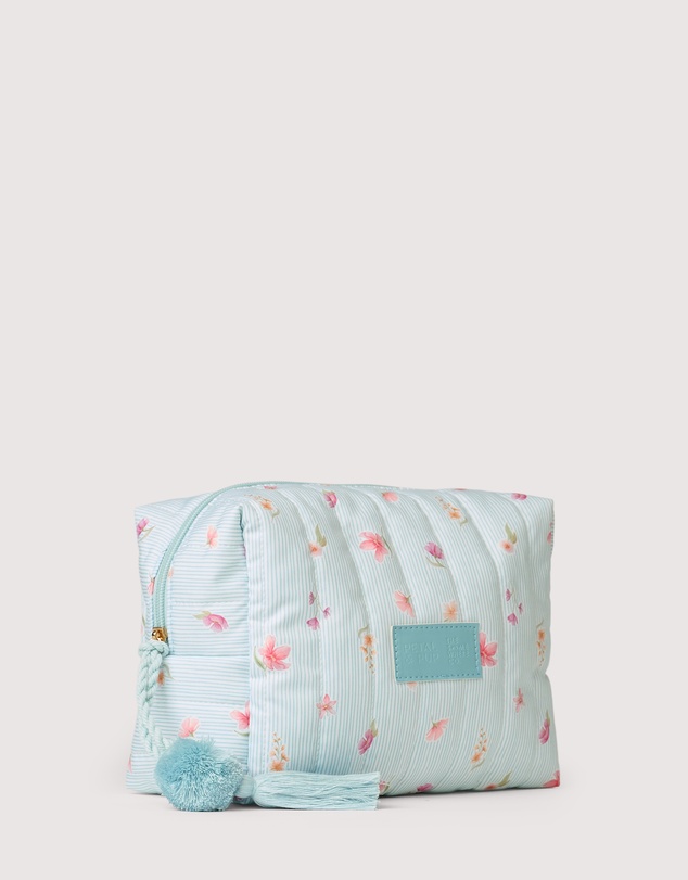 The Somewhere Co - Blue Garden Cosmetic Case