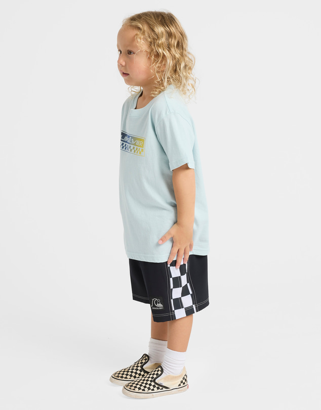 Quiksilver - Boys 2 to 7 Omni Check T-Shirt