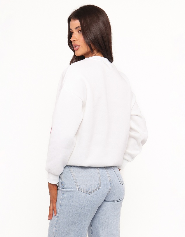 Petal & Pup - Goodwin Lobster Sweatshirt - White