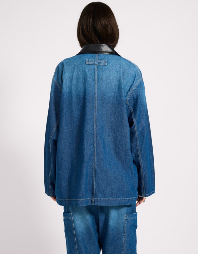 ONE TEASPOON - My Boyfriends Denim Shacket - Blue Pasadena