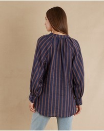 Amelius - Estelle Linen Tunic Blouse
