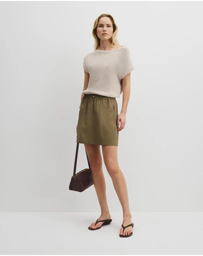 Country Road - Parachute Mini Skirt