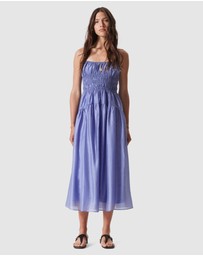 & Other Stories - Ruched Midi Dress