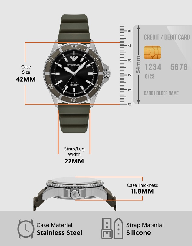 Emporio Armani - Green Analogue Watches