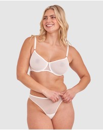Bras N Things - Sexy Basics Underwire Balconette Bra - Ivory