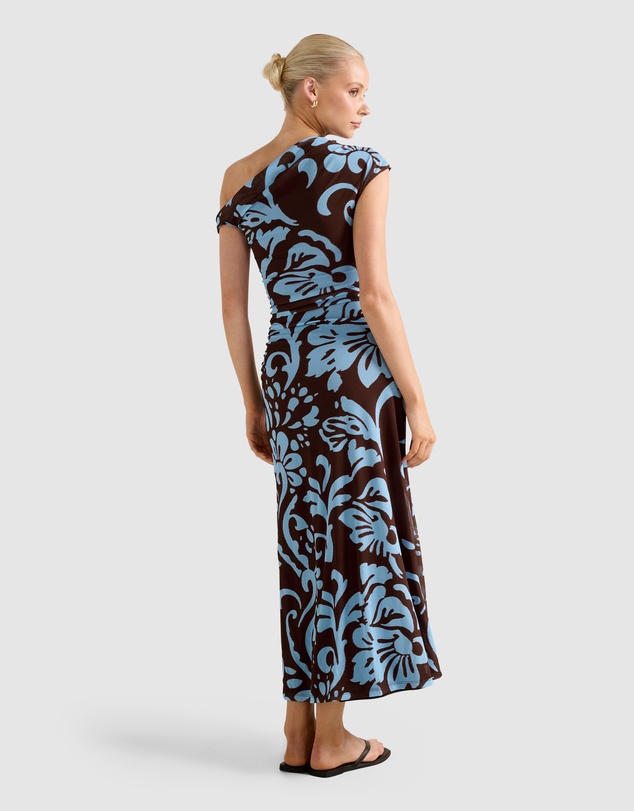 Forever New - Paris Draped Mesh Midi Dress