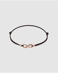 Elli Jewelry - Bracelet Infinity 925 Sterling Silver Rosegold