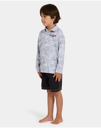 Billabong - Boys 2 to 7 Fisho Long Sleeve Rash Vest