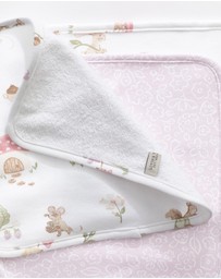 Living Textiles - 3 Pack Organic Wash Cloths - Whimsical Wonderland