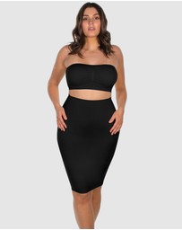 B Free Intimate Apparel - Curvy Strapless Bandeau Bra (A-B-C-D-DD) Cup