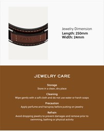Fossil - Machine Brown Bracelet