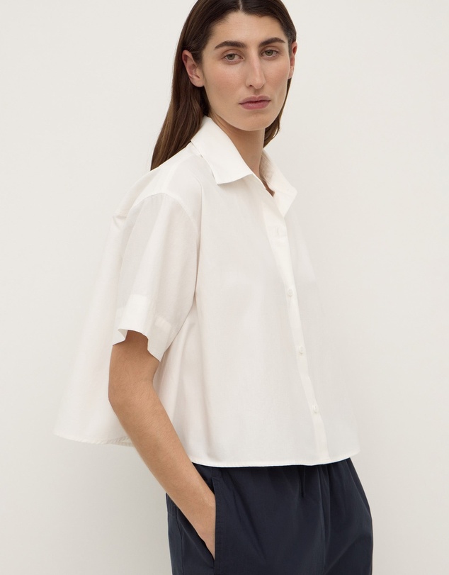 Revibe - Repaired Assembly Label Cotton Womens Shirts S/S
