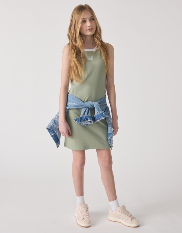 Decjuba Kids - Harper Monogram Tank Dress - Teens