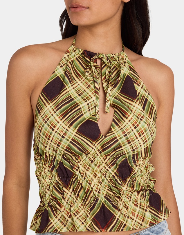 RVCA - Womens Harper Halter Tank Top