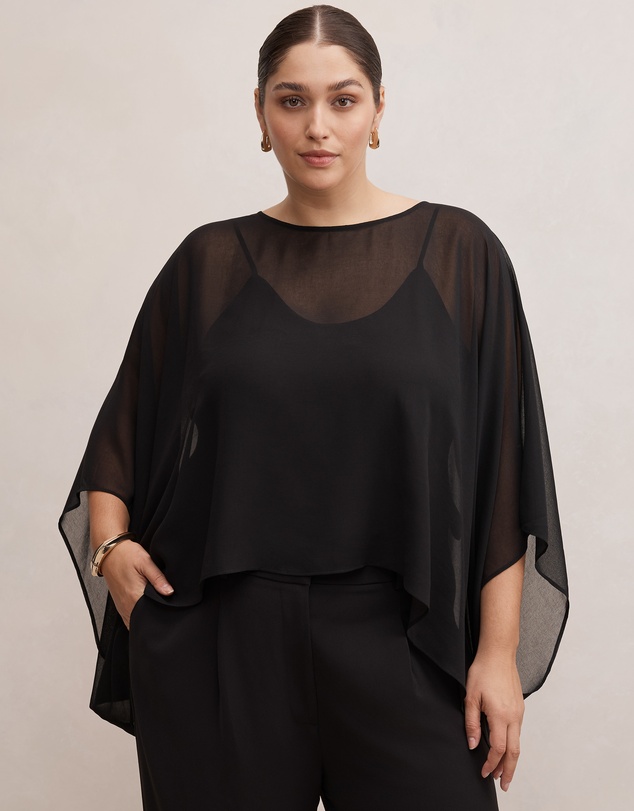 Forever New Curve - Gia Curve Sheer Cape