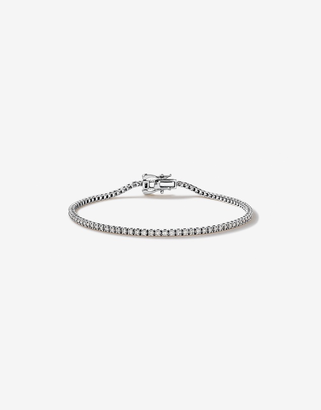 Michael Hill - 0.82 Carat TW Diamond Tennis Bracelet in 10kt White Gold