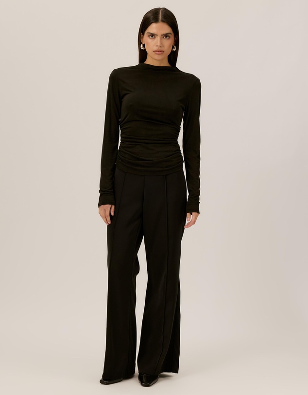 Tussah - Lana Jersey Gathered Long Sleeve Top