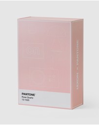 Lexon - Lexon GIFT Set PANTONE - Includes Mino+ Mini Speaker, Flip Classic Clock, Mina M Lamp, Thykho 3 Speaker - Rose Pink