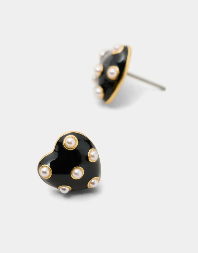 MIMCO - Polka Heart Stud Earrings