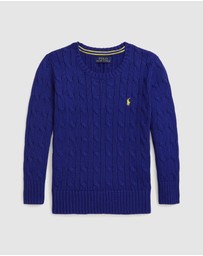 Polo Ralph Lauren - Cable-Knit Cotton Sweater - ICONIC EXCLUSIVE - Kids