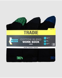 TRADIE - 9pk Cotton Blend Work Sock